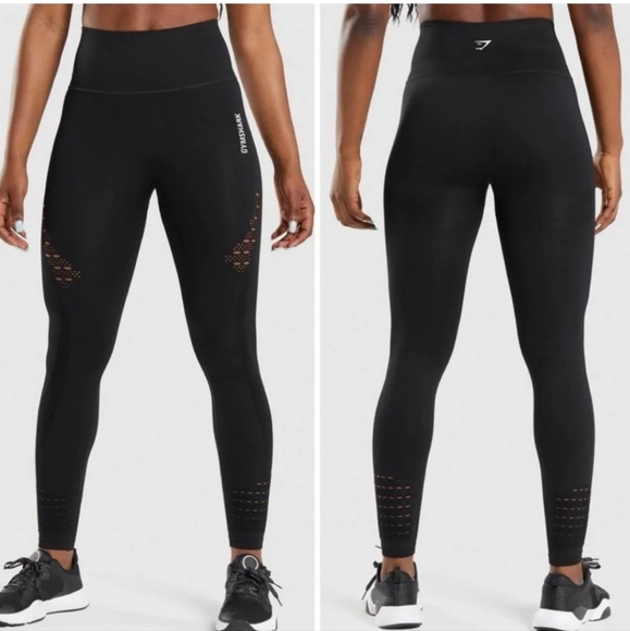 Gymshark Pants - Gymshark Energy Seamless Leggings Size S Black